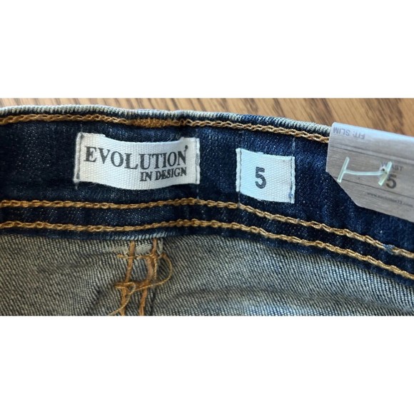 Evolution by Design Kids Ripped Jeans  Distressed Boy's Size 5 NWT - Picture 5 of 8